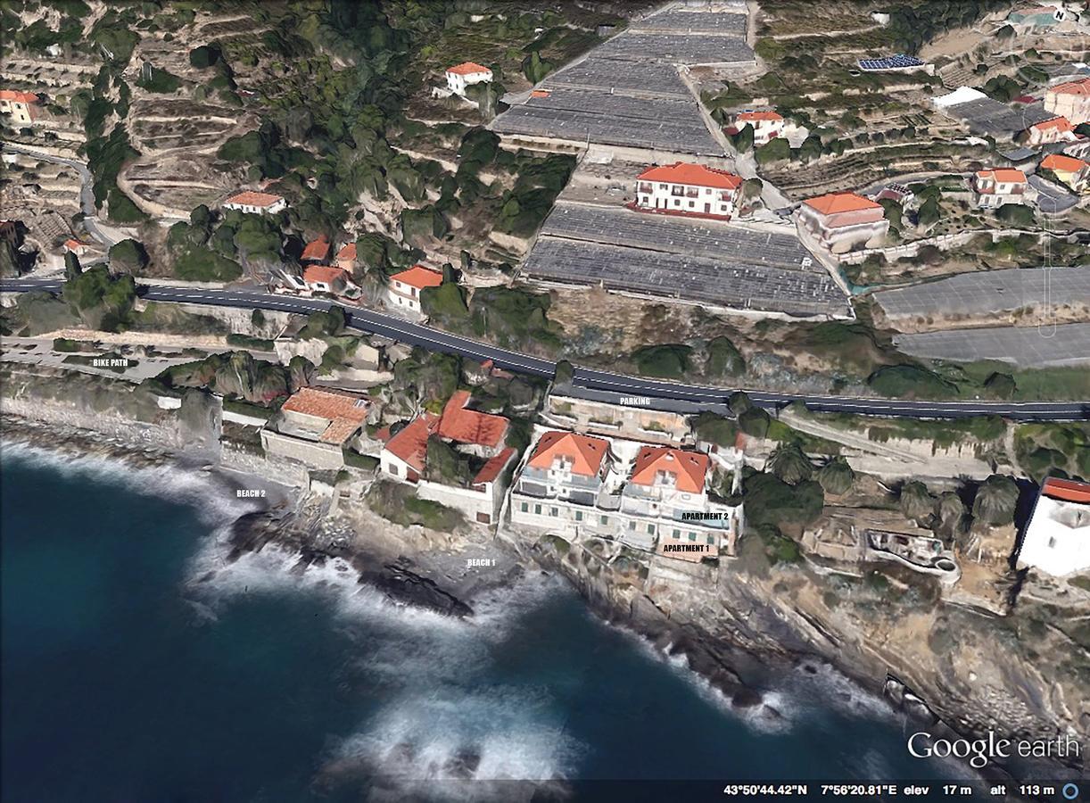 Seaside Holiday Apartment - Unique Location Cipressa Esterno foto